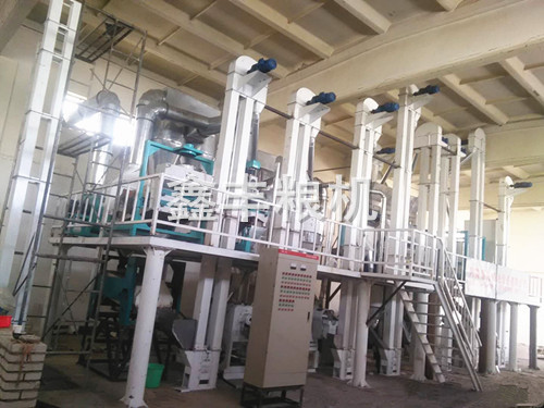 青海格爾木30噸藜麥加工設備安裝案例